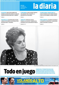 Tapa de la diaria del viernes 15 de abril de 2016