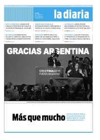 Tapa de la diaria del lunes 24 de octubre de 2011