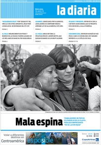 Tapa de la diaria del miércoles 19 de agosto de 2015
