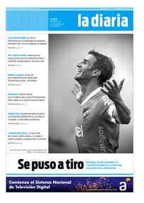 Tapa de la diaria del lunes 15 de septiembre de 2014