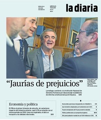 Tapa de la diaria del miércoles 19 de junio de 2019