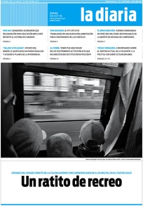 Tapa de la diaria del jueves 8 de septiembre de 2016