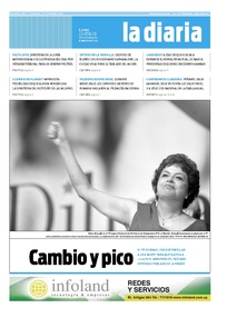Tapa de la diaria del lunes 22 de febrero de 2010