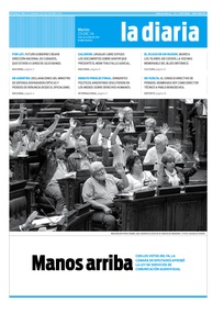Tapa de la diaria del martes 23 de diciembre de 2014