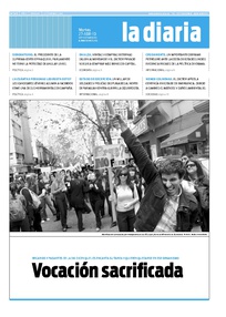 Tapa de la diaria del martes 27 de abril de 2010