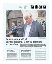 Tapa de la diaria del miércoles 7 de junio de 2023