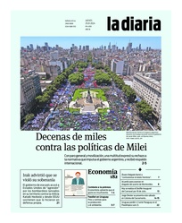 Tapa de la diaria del jueves 25 de enero de 2024