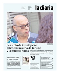 Tapa de la diaria del martes 6 de agosto de 2024