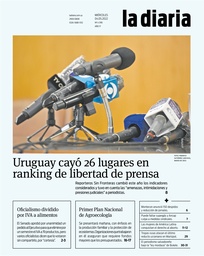 Tapa de la diaria del miércoles 4 de mayo de 2022