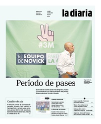 Tapa de la diaria del lunes 25 de marzo de 2019