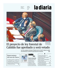 Tapa de la diaria del jueves 16 de diciembre de 2021