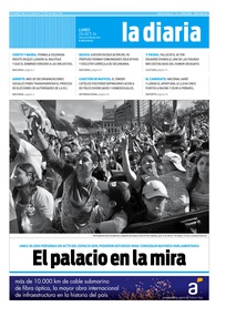 Tapa de la diaria del lunes 20 de octubre de 2014