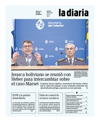 Tapa de la diaria del martes 8 de agosto de 2023