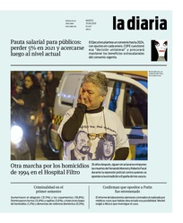 Tapa de la diaria del martes 25 de agosto de 2020