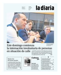 Tapa de la diaria del viernes 23 de agosto de 2024