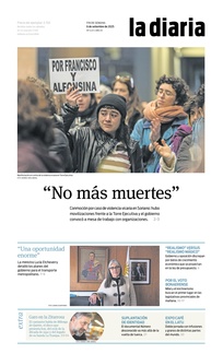 Tapa de la diaria del sábado 6 de septiembre de 2025
