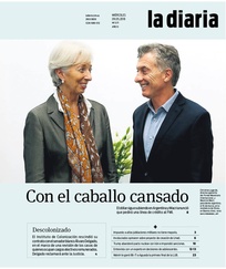 Tapa de la diaria del miércoles 9 de mayo de 2018