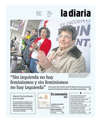 Tapa de la diaria del lunes 31 de julio de 2023