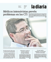 Tapa de la diaria del miércoles 13 de enero de 2021