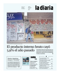 Tapa de la diaria del jueves 25 de marzo de 2021