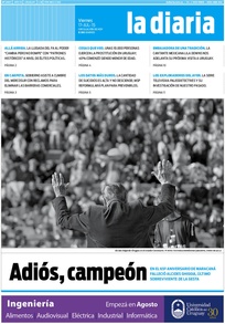 Tapa de la diaria del viernes 17 de julio de 2015
