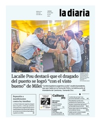 Tapa de la diaria del viernes 2 de febrero de 2024