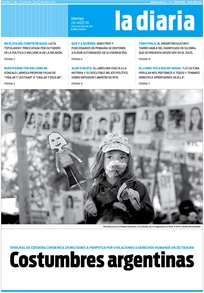 Tapa de la diaria del viernes 26 de agosto de 2016