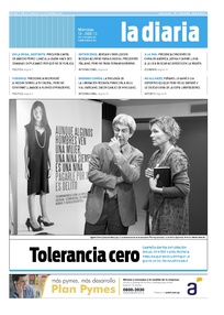 Tapa de la diaria del miércoles 10 de abril de 2013