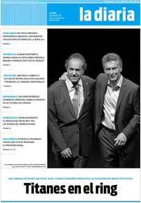 Tapa de la diaria del lunes 16 de noviembre de 2015