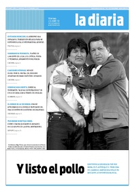 Tapa de la diaria del viernes 23 de abril de 2010