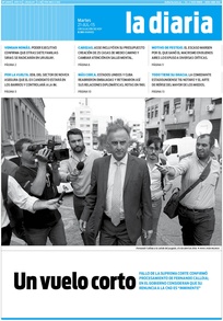 Tapa de la diaria del martes 21 de julio de 2015