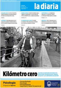 Tapa de la diaria del viernes 10 de julio de 2015