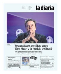 Tapa de la diaria del lunes 2 de septiembre de 2024