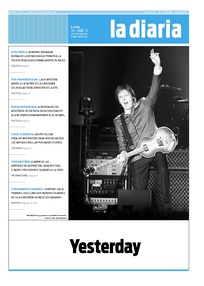 Tapa de la diaria del lunes 16 de abril de 2012