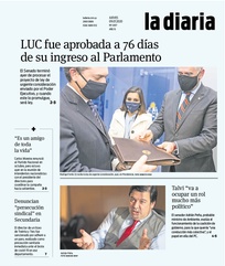 Tapa de la diaria del jueves 9 de julio de 2020