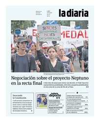 Tapa de la diaria del lunes 14 de julio de 2025