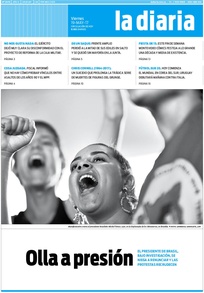 Tapa de la diaria del viernes 19 de mayo de 2017