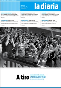 Tapa de la diaria del martes 23 de mayo de 2017
