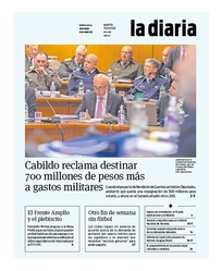 Tapa de la diaria del martes 19 de septiembre de 2023