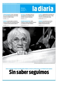 Tapa de la diaria del miércoles 20 de mayo de 2015