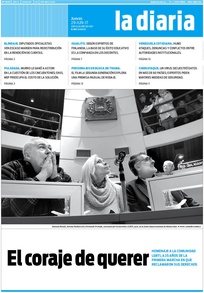 Tapa de la diaria del jueves 29 de junio de 2017