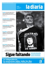 Tapa de la diaria del lunes 25 de agosto de 2014