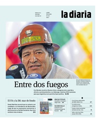 Tapa de la diaria del lunes 30 de diciembre de 2019