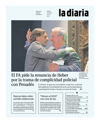 Tapa de la diaria del jueves 12 de octubre de 2023