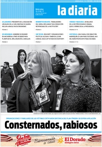 Tapa de la diaria del miércoles 18 de enero de 2017