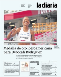 Tapa de la diaria del lunes 23 de mayo de 2022