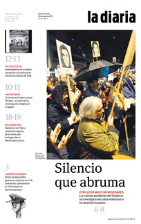 Tapa de la diaria del sábado 20 de mayo de 2017