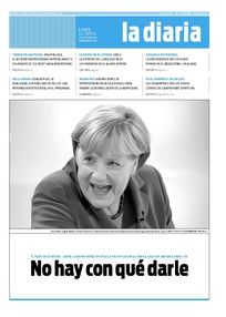 Tapa de la diaria del lunes 23 de septiembre de 2013