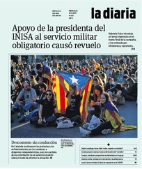 Tapa de la diaria del miércoles 16 de octubre de 2019