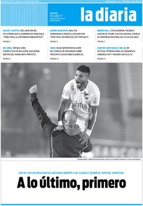 Tapa de la diaria del jueves 6 de abril de 2017